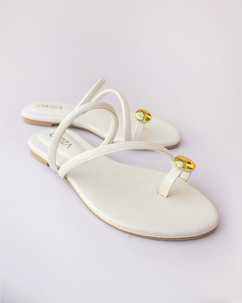 AURA White Flats